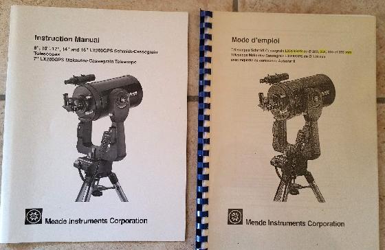 TELESCOPE MEADE LX200 GPS 254mm