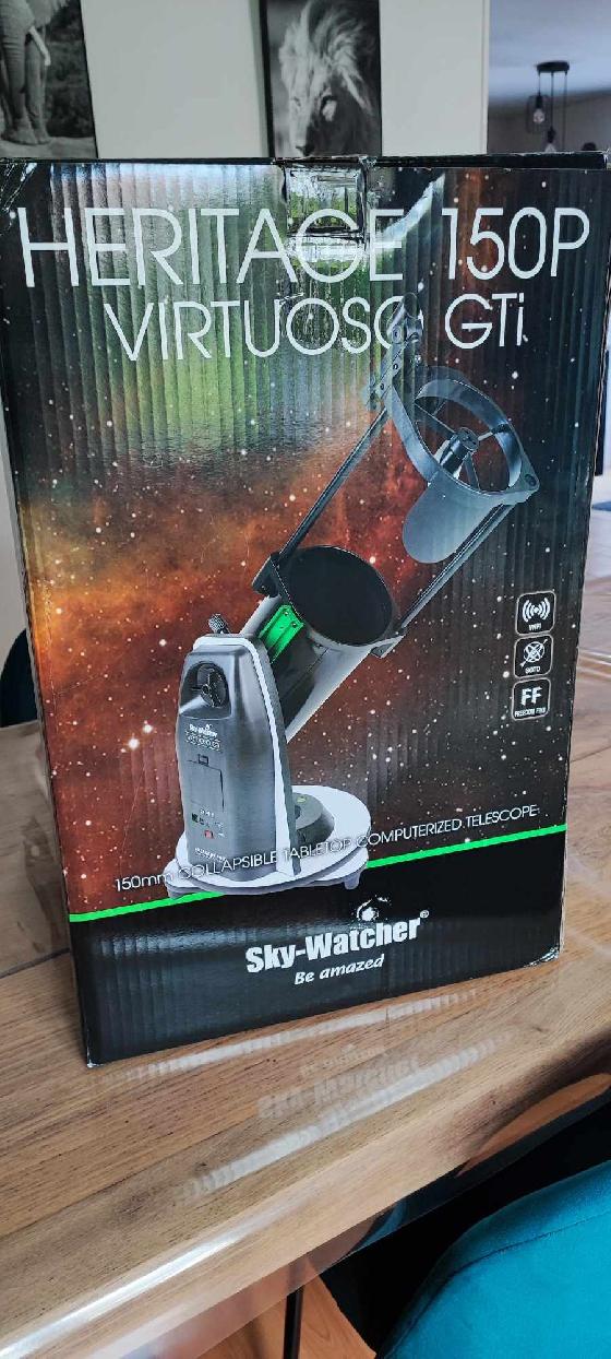 télescope Newton (Dobson) Sky-Watcher Héritage, Virtuoso Gti en GoTo de 150/750