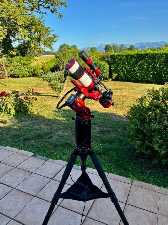 Lunette 61EDPH III + Réducteur x0.75 + Filtre Solaire ASSF65 + Lunette Guide ZWO 30F4 
