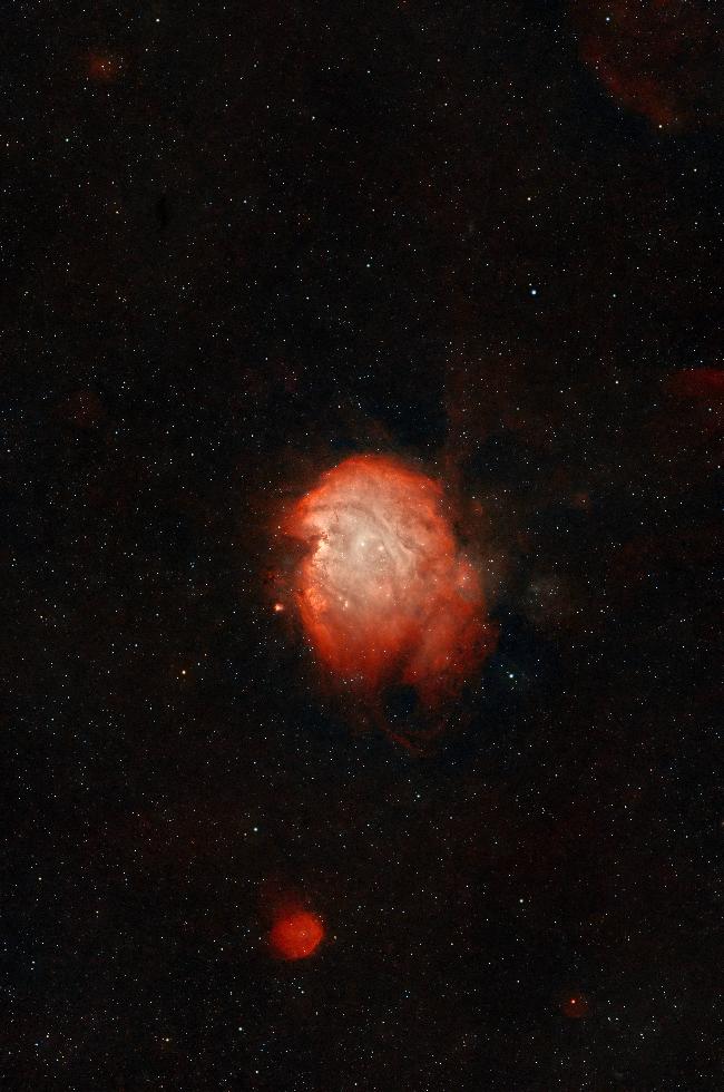 Nébuleuse de la Tête de Singe (NGC 2175) et SH2-247