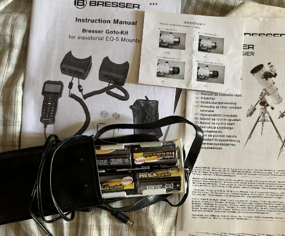 Télescope Bresser 203s/800 Exos 2 Goto