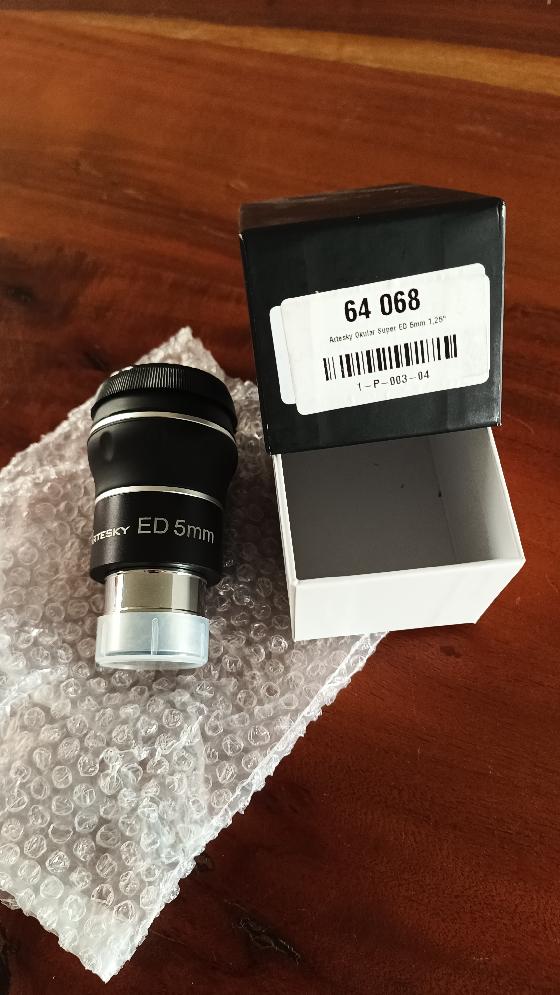 Oculaire Artesky Super ED 5mm 1,25" !!! BAISSE DE PRIX !!!
