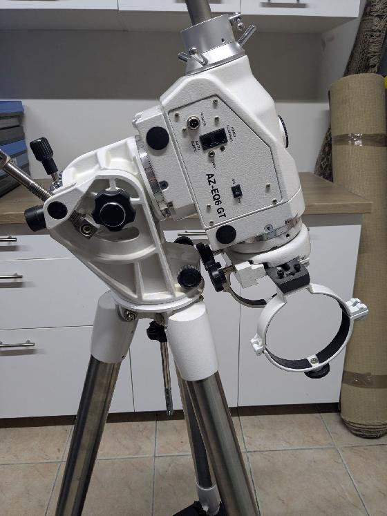 Lunette Skywatcher 120 ED Black Diamond sur AZEQ6 GOTO