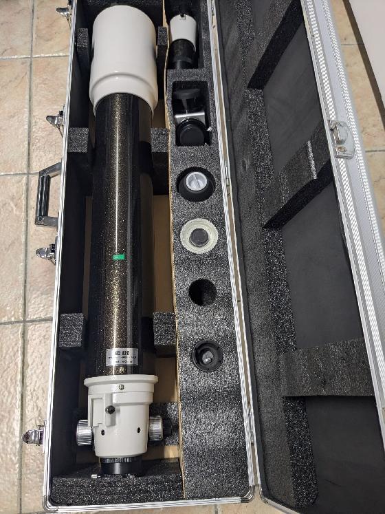 Lunette Skywatcher 120 ED Black Diamond sur AZEQ6 GOTO