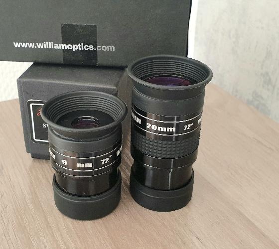 Oculaire William Optics SWAN 20mm et 9mm