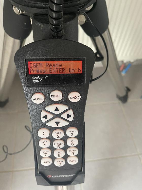 Monture équatoriale CGEM Celestron