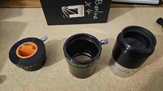 Barlow X4 televue 2 pouces + T-Ring
