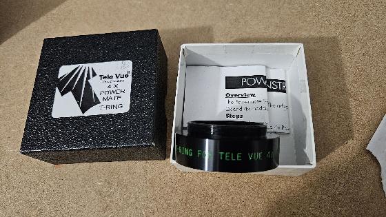 Barlow X4 televue 2 pouces + T-Ring