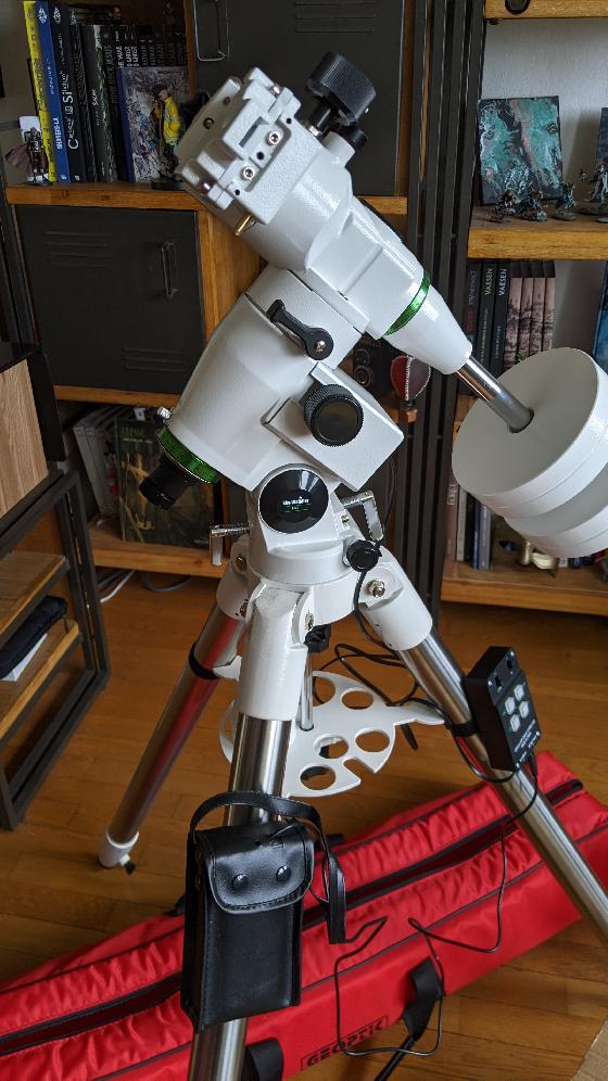 EQ5 / NEQ5 de 2024 + Viseur Polaire + Moteur AD + Sac trépied