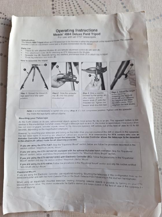 Télescope MEADE ETX-105