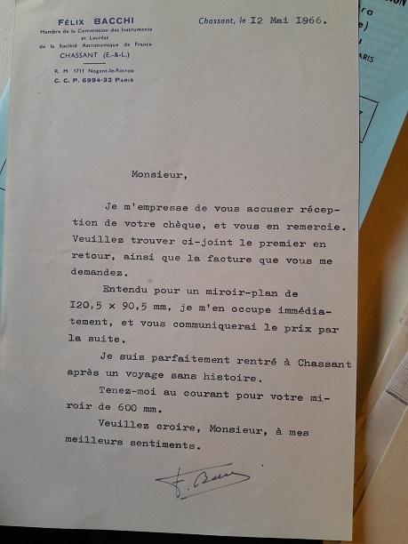 miroir pour télescope