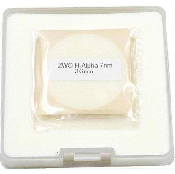 Filtre ZWO H-Alpha 7 nm 36 mm / non monté