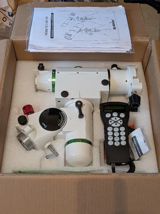 Monture HEQ5 Pro v2 + kit Rowan + accessoires 