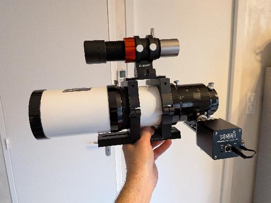 Lunette TS Apo 80/480 + focuseur + guidage