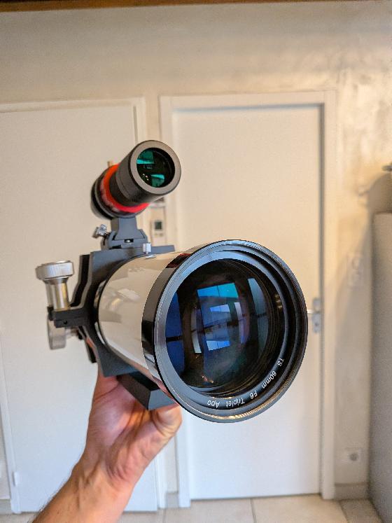 Lunette TS Apo 80/480 + focuseur + guidage