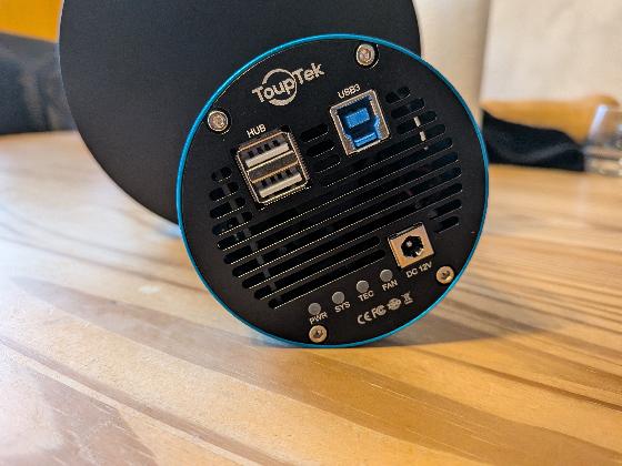 Camera Touptek imx 533 monochrome + roue à filtres et filtres LRVBSHO