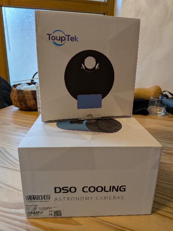 Camera Touptek imx 533 monochrome + roue à filtres et filtres LRVBSHO