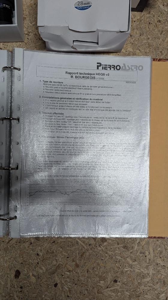 élescope Newton 200/1000 PDS sur monture HEQ5 Sky-Watcher