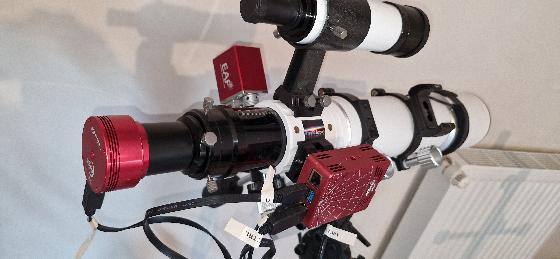 Vends setup complet astrophoto lunette apochromatique 80/560 