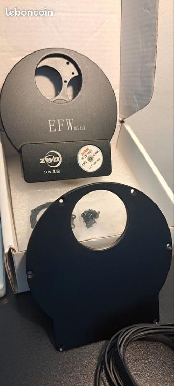 Pack Complet Roue à filtres ZWO EFW Mini (5 pos.) + Accessoires + Révision complète