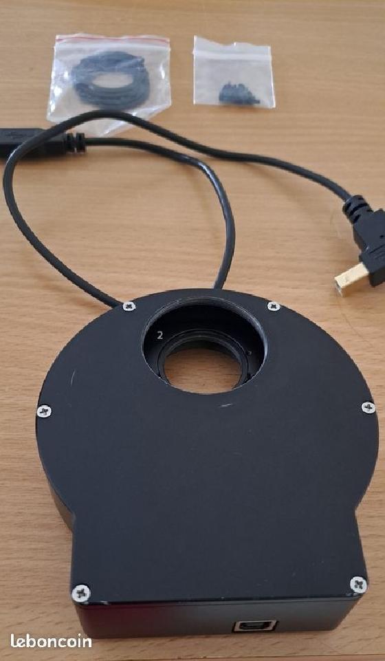 Roue à filtres électronique ZWO EFW Mini (5x 1.25") + Filtre Dark Inclus