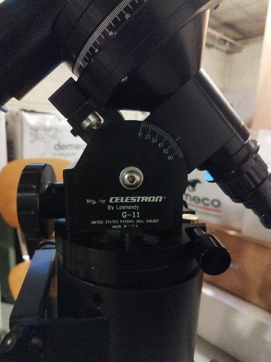 Monture équatoriale Celestron G-11 by Losmandy + trépied HD + contrepoids