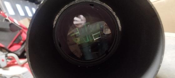 lunette Kepler vintage 120/600 – optique à restaurer (champignons) – pour pièces / collection