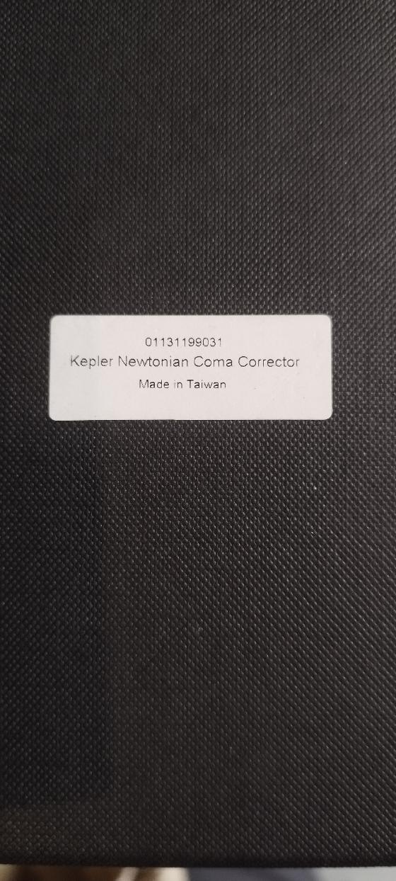 correcteur de coma Kepler 2" pour Newton f/4 à f/6 – quasi neuf + boîte