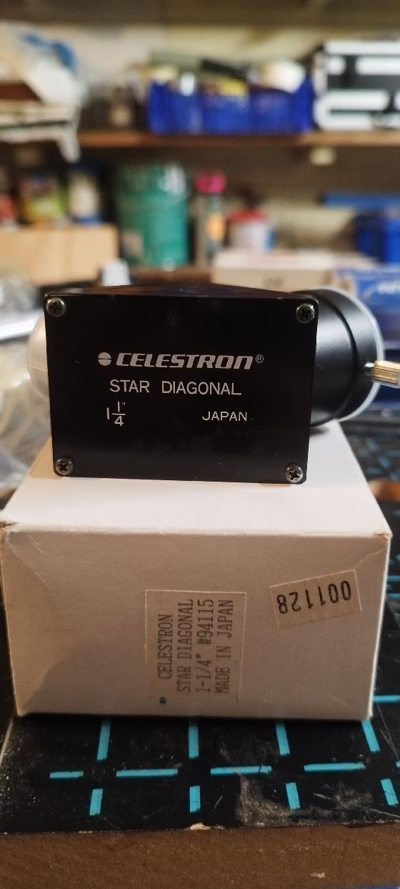 Renvoi coudé Celestron 1¼" (#94115) - Made in Japan - excellent état + boîte