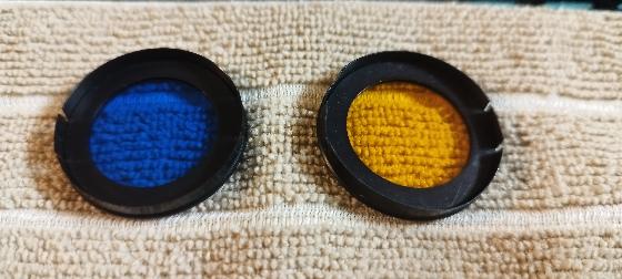 Lot 2 filtres Clavé Paris 1,25" (31,75) - Bleu + Jaune