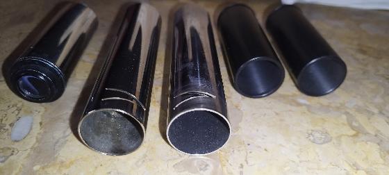 Lot de tubes Barlow anciens Ø 26,7 mm (0,965") – métal & plastique