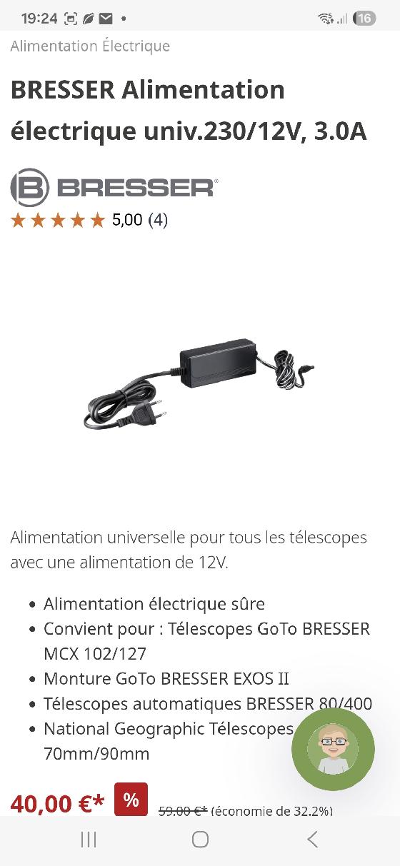 monture bresser exos 2