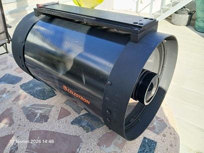 tube télescope C11 Fastar carbone