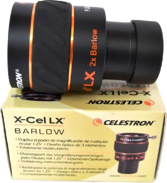 Lentille de Barlow 2x coulant 31,75mm X-Cel LX APO Celestron
