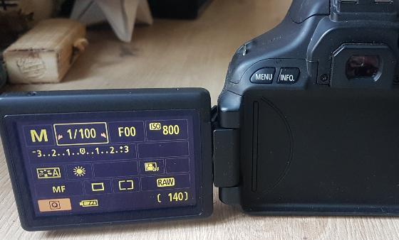 Canon 600D defiltré partiel