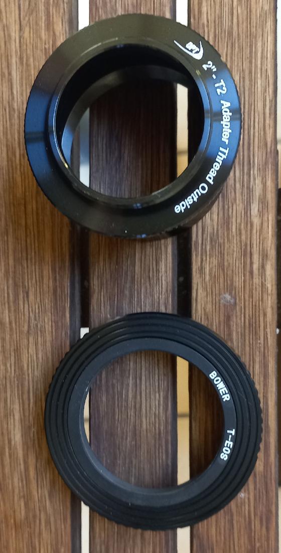 Adaptateur 2'' vers Canon EOS