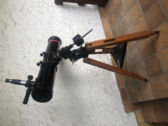 Télescope Perl-Vixen New Polaris R-114E + monture + Quartz Driver MD-6