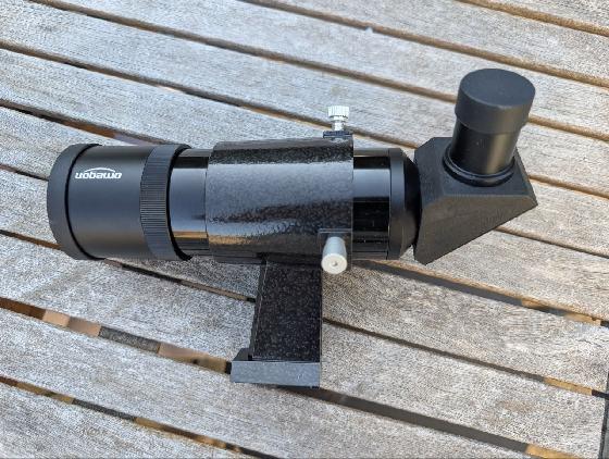 Chercheur (Télescope) 9*50 image redressée - Omegon