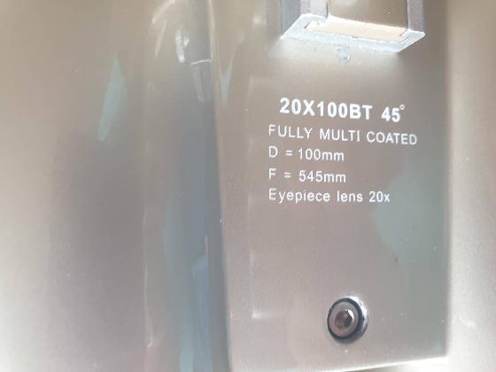 Grandes jumelles TS 20x100 avec une visée à 45°