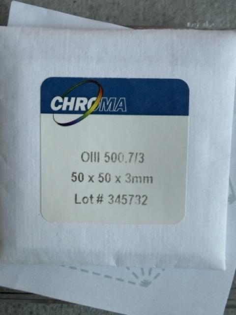 Filtre OIII Chroma