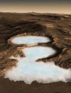 Glaciers martiens enterrés