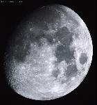 Lune gibbeuse croissante