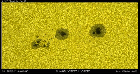 Tâches Solaires AR 2565 &2567