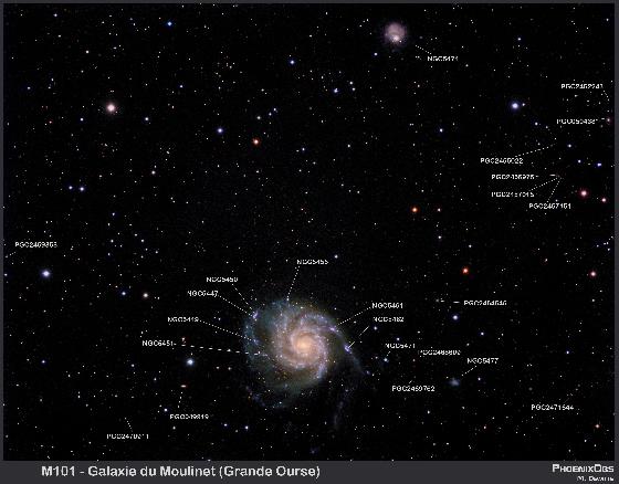 M101 - NGC5474 + PGCxxxxxx - annotée full