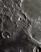 cratère Davy et sa catena