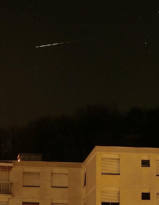 Iridium 19 au dessus de Fourvière