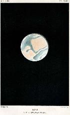 litho 1877 Mars observation du 27 mai 1873