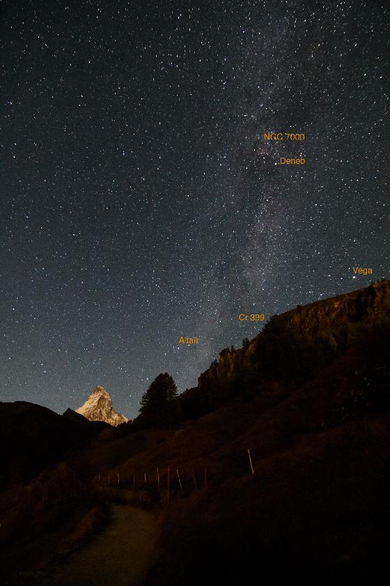 Cervin et Voie Lactée