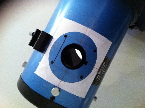 Gabarit de perçage du tube