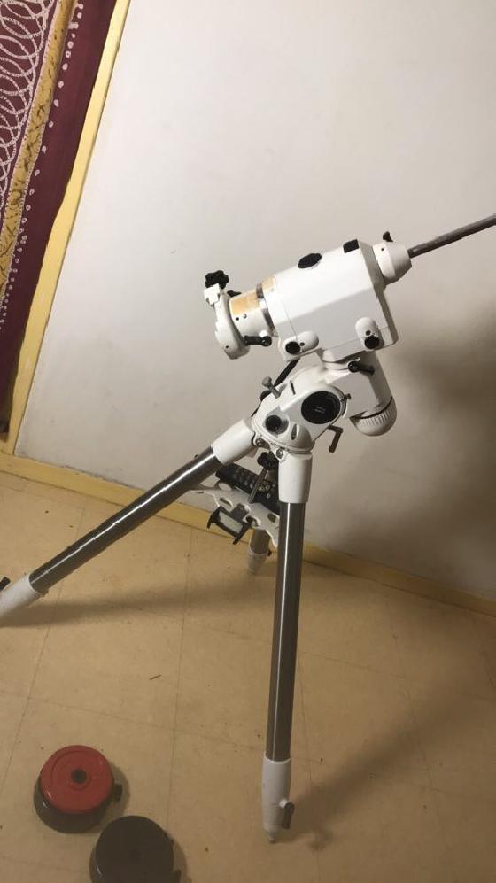 trepied + monture NEQ 6 pro modifier avec kit poulie courroie